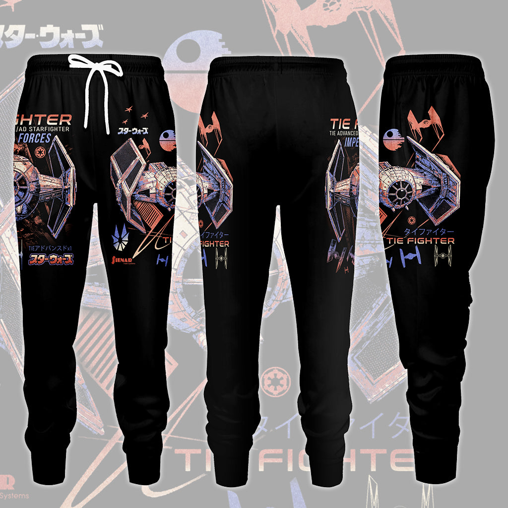 Star Wars Tie Advance Fighter Video Game All Over Printed T-shirt Tank Top Zip Hoodie Pullover Hoodie Hawaiian Shirt Beach Shorts Joggers Joggers