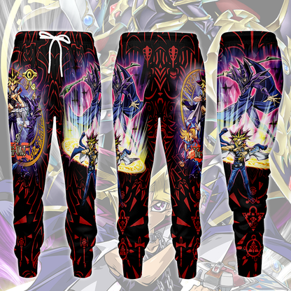 Yu-Gi-Oh! Dark Magician Video Game All Over Printed T-shirt Tank Top Zip Hoodie Pullover Hoodie Hawaiian Shirt Beach Shorts Joggers Joggers