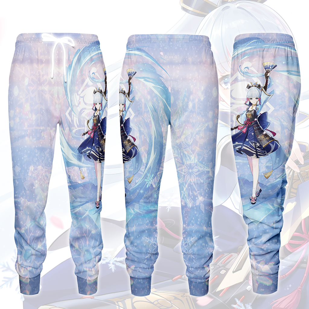 Genshin Impact Ayaka Video Game All Over Printed T-shirt Tank Top Zip Hoodie Pullover Hoodie Hawaiian Shirt Beach Shorts Joggers Joggers
