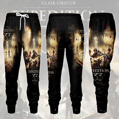 Clair Obscur: Expedition 33 Video Game All Over Printed T-shirt Tank Top Zip Hoodie Pullover Hoodie Hawaiian Shirt Beach Shorts Joggers Joggers