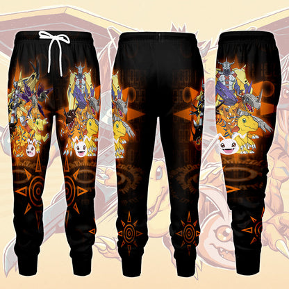 Digimon Agumon Evolution Video Game All Over Printed T-shirt Tank Top Zip Hoodie Pullover Hoodie Hawaiian Shirt Beach Shorts Joggers Joggers