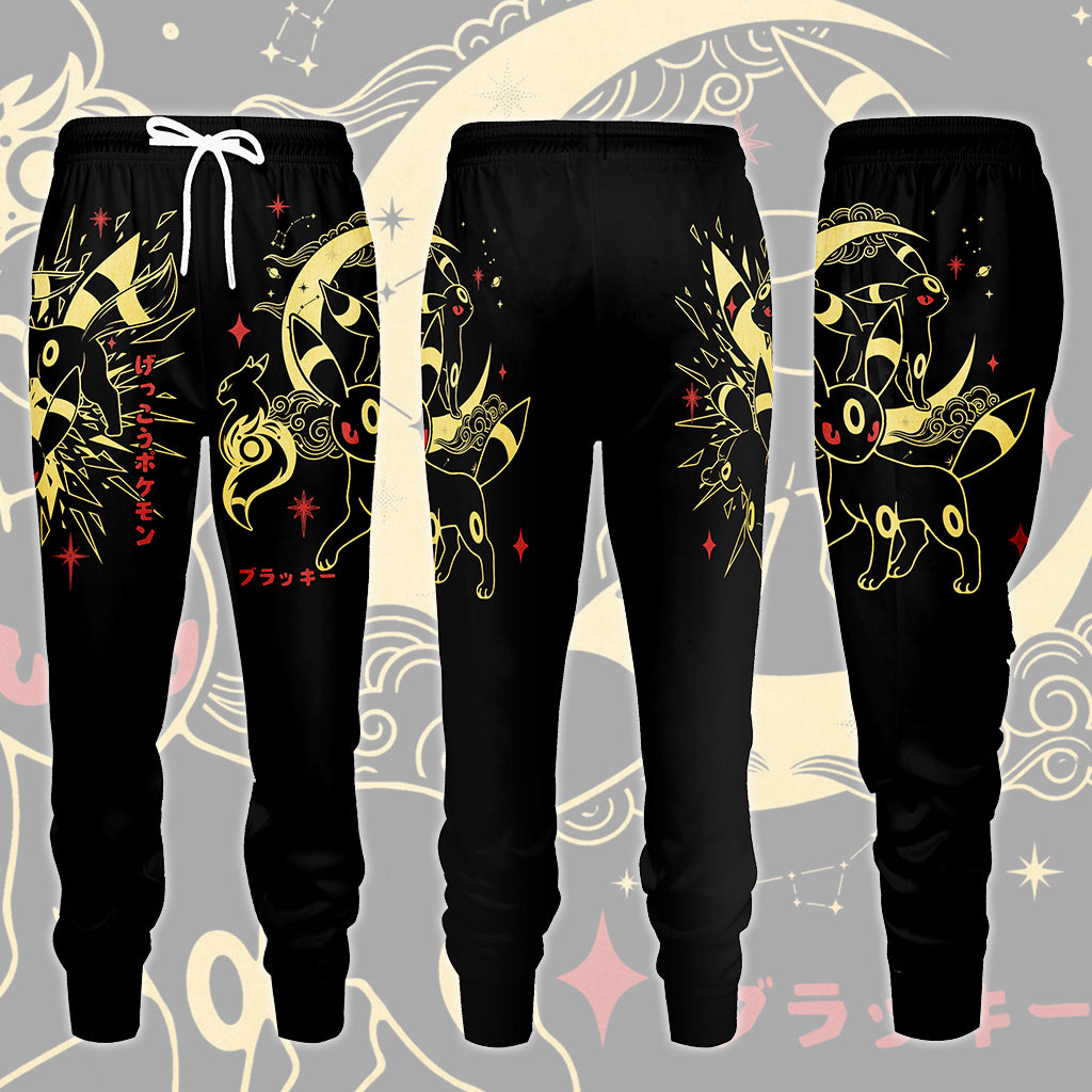 Pokemon Umbreon Video Game All Over Printed T-shirt Tank Top Zip Hoodie Pullover Hoodie Hawaiian Shirt Beach Shorts Joggers Joggers