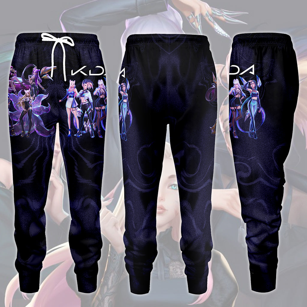League of Legends K/DA Band Video Game All Over Printed T-shirt Tank Top Zip Hoodie Pullover Hoodie Hawaiian Shirt Beach Shorts Joggers