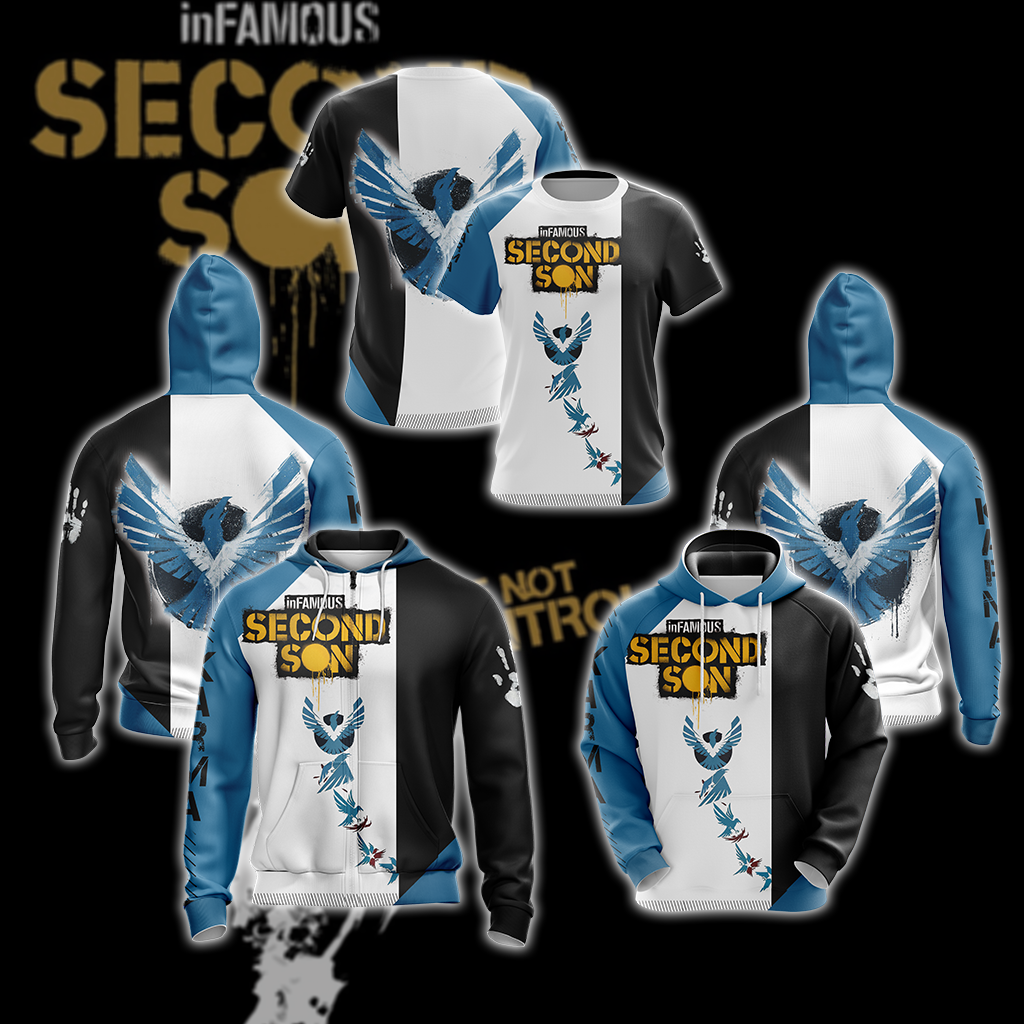 Infamous: Second Son - Karma Symbol Unisex 3D T-shirt