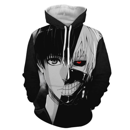 Movie Tokyo Ghoul Kaneki Ken Anime Lover Unisex 3D T-shirt