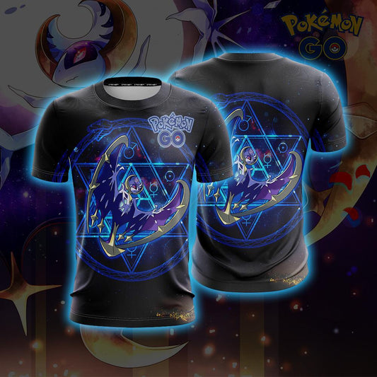 Lunala Pokemon Go Unisex 3D T-shirt S  