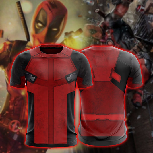 Deadpool Cosplay Unisex 3D T-shirt T-shirt