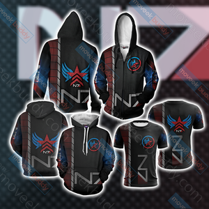 Mass Effect - Paragon Renegade N7 Unisex 3D T-shirt   