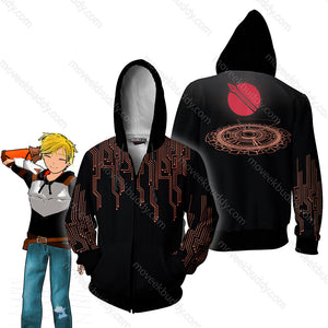 RWBY Team JNPR Pyrrha Nikos Zip Up Hoodie XS  