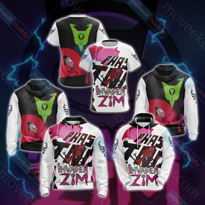 Invader ZIM Unisex 3D T-shirt   