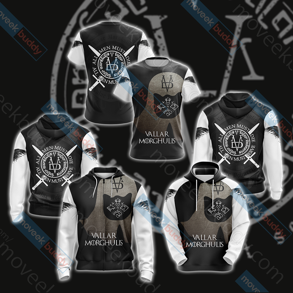 Game Of Thrones - Valar Morghulis Unisex 3D T-shirt