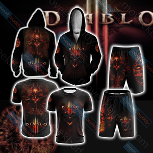 Diablo III New Unisex 3D T-shirt   