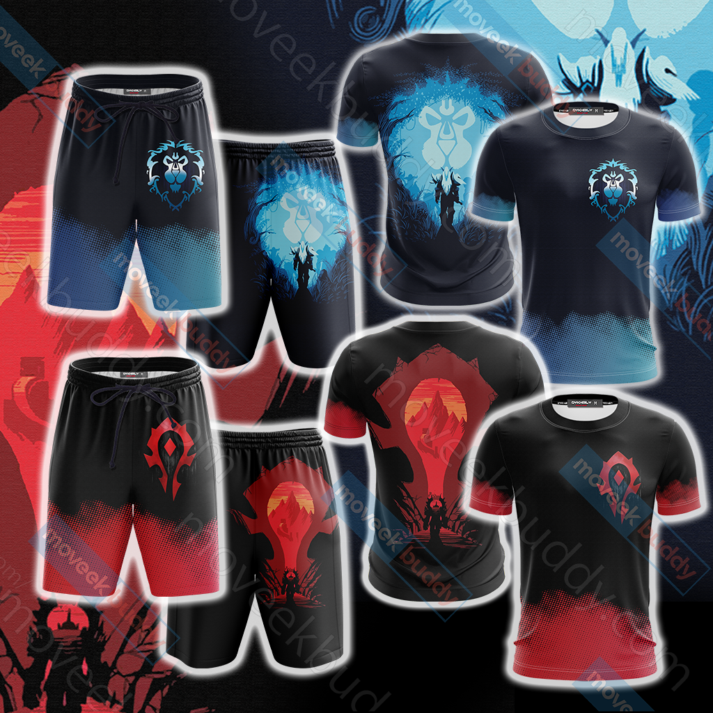 World Of Warcraft - Horde Unisex 3D T-shirt