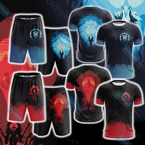 World Of Warcraft - Horde Unisex 3D T-shirt   