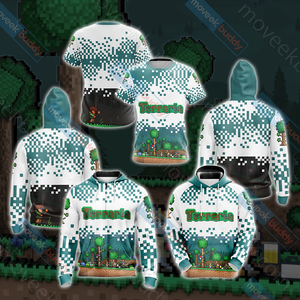 Terraria Unisex 3D T-shirt   