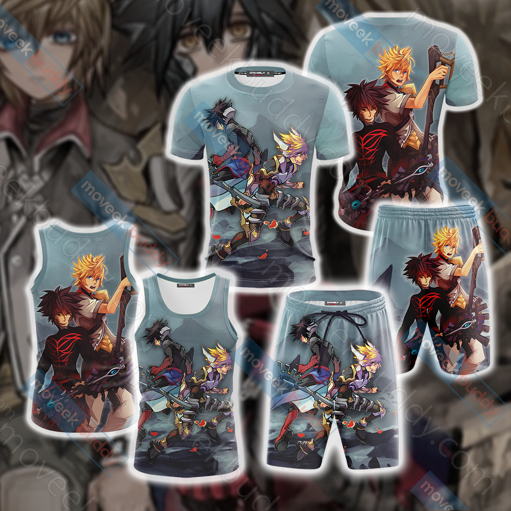 Kingdom Hearts New Version Unisex 3D T-shirt