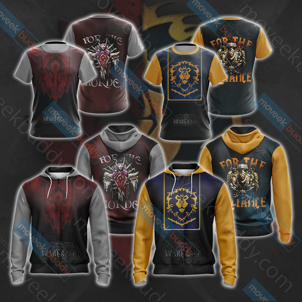 World Of Warcraft For The Horde Unisex 3D T-shirt
