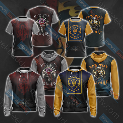 World Of Warcraft For The Horde Unisex 3D T-shirt