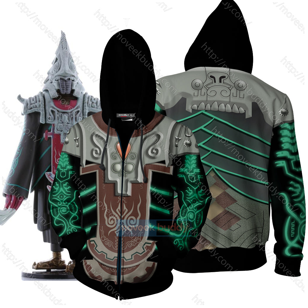 The Legend Of Zelda: Twilight Princess Zant Cosplay Zip Up Hoodie Jacket