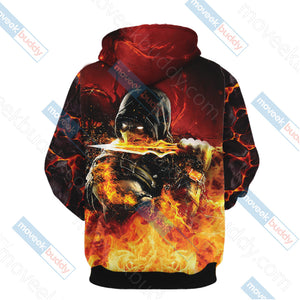 Mortal Kombat Scorpion New Look Unisex 3D T-shirt   