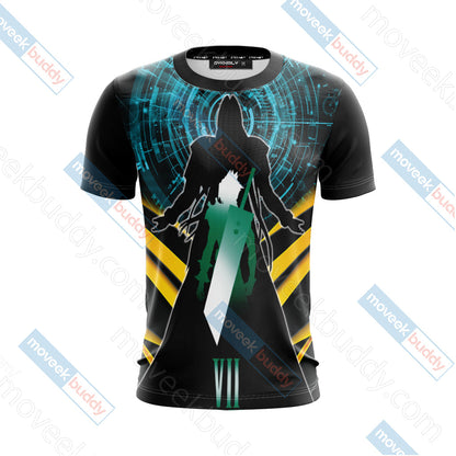 Final Fantasy 7 Cloud Strife New Unisex 3D T-shirt