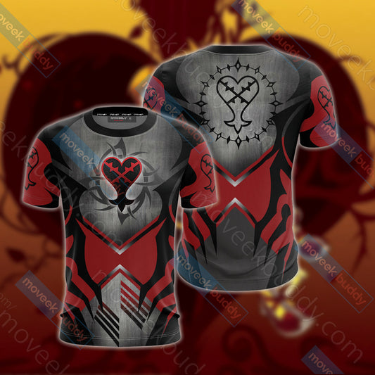 Kingdom Hearts: Heartless Unisex 3D T-shirt