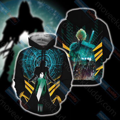Final Fantasy 7 Cloud Strife New Unisex 3D T-shirt Hoodie