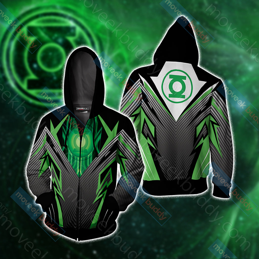 Green Lantern Unisex 3D T-shirt Zip Hoodie