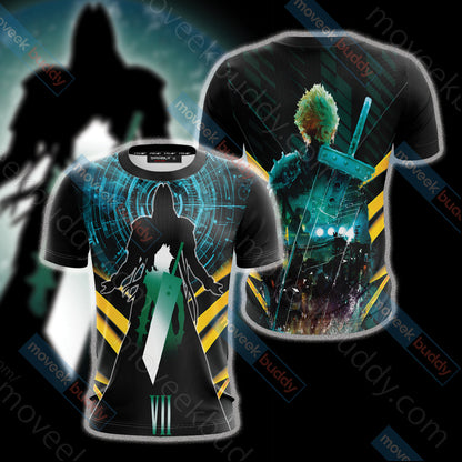 Final Fantasy 7 Cloud Strife New Unisex 3D T-shirt