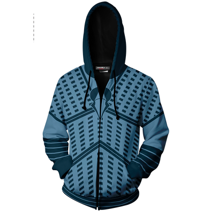 Game Of Thrones Night King Cosplay Zip Up Hoodie Jacket