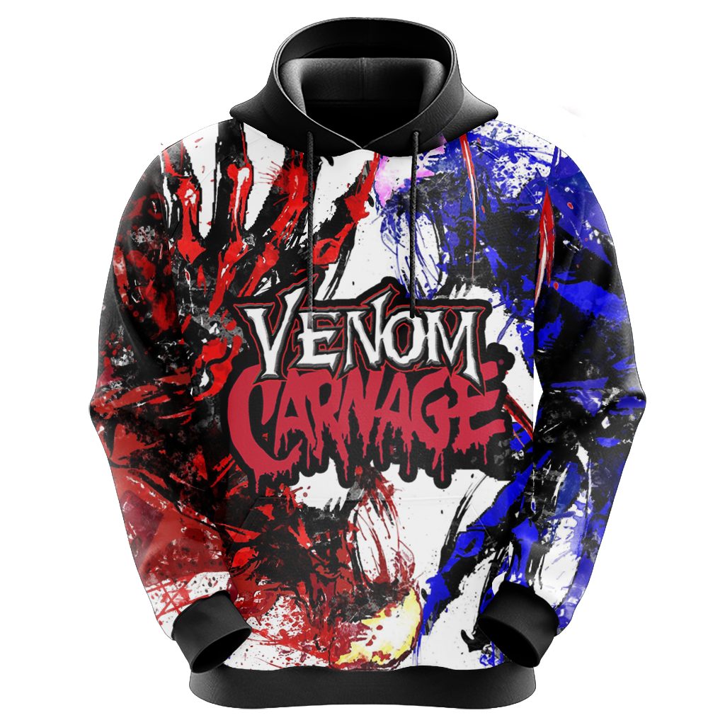 Venom and Carnage Unisex 3D T-shirt