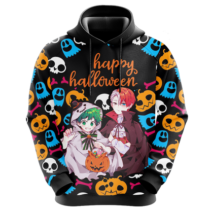 My Hero Academia - Deku and Todoroki Halloween Unisex 3D T-shirt