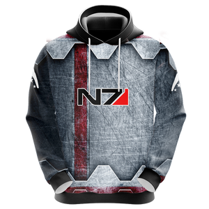 Mass Effect - N7 New Look Unisex 3D T-shirt   