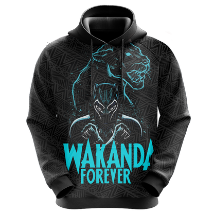 Black Panther - Wankada Forever Unisex 3D T-shirt   