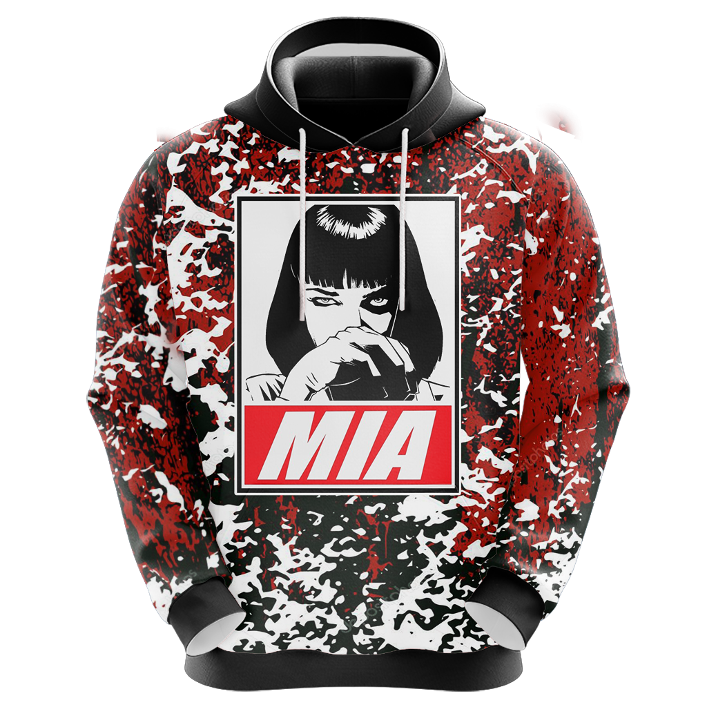 Pump Fiction Mia Wallace - I Have To Go Powder My Nose Unisex 3D T-shirt