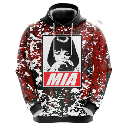 Pump Fiction Mia Wallace - I Have To Go Powder My Nose Unisex 3D T-shirt