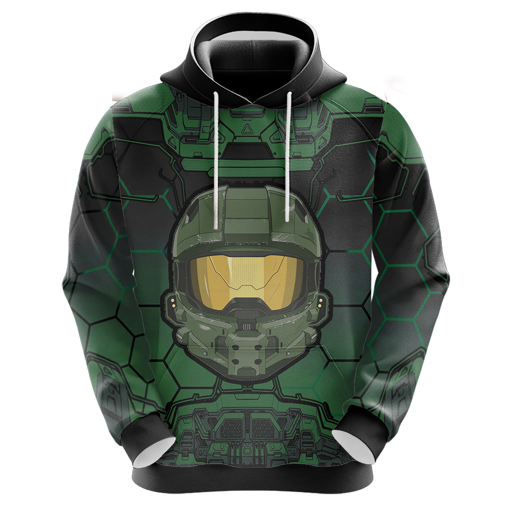 Halo 5 Master Chief HUD Helmet Unisex 3D T-shirt