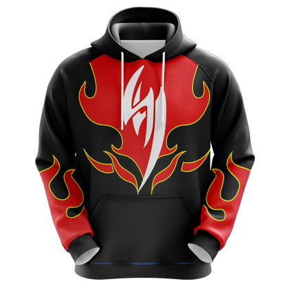 Tekken Jin Kazama Red Flame Unisex 3D T-shirt