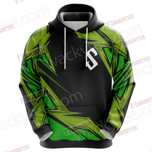 Harry Potter - Slytherin House Wacky Style Unisex 3D Hoodie