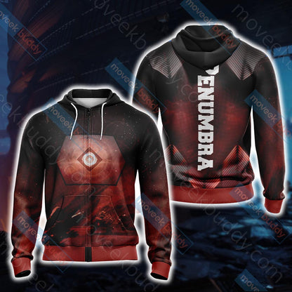 Destiny 2: Forsaken - Penumbra Unisex 3D T-shirt Zip Hoodie