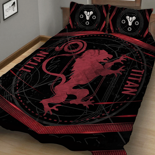 Destiny 2 Titan 3D Quilt Set Quilt Set