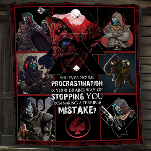 Destiny Cayde-6 Procrastination Stop You From Making A Terrible Mistake 3D Quilt Bed Set Single Quilt Twin (150x180CM) 