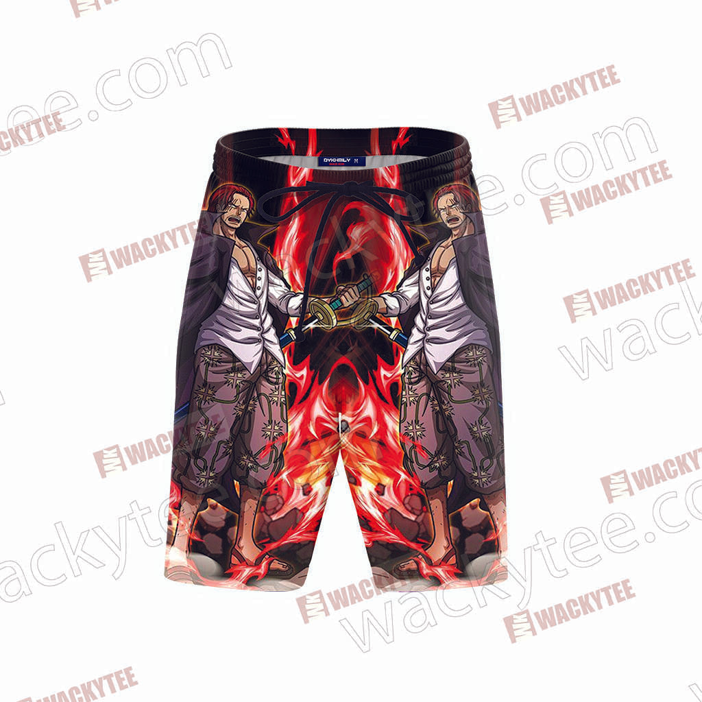 One Piece Red-Haired Shanks Unisex 3D T-shirt