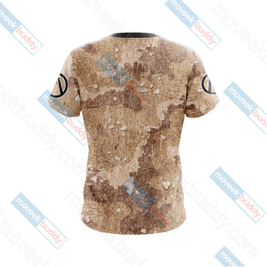 Borderlands - DAHL Camo Style Version 4 Unisex 3D T-shirt   