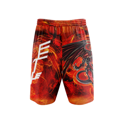 Yu-Gi-Oh! Red Dragon Archfiend The Mark Of The Wings Beach Shorts