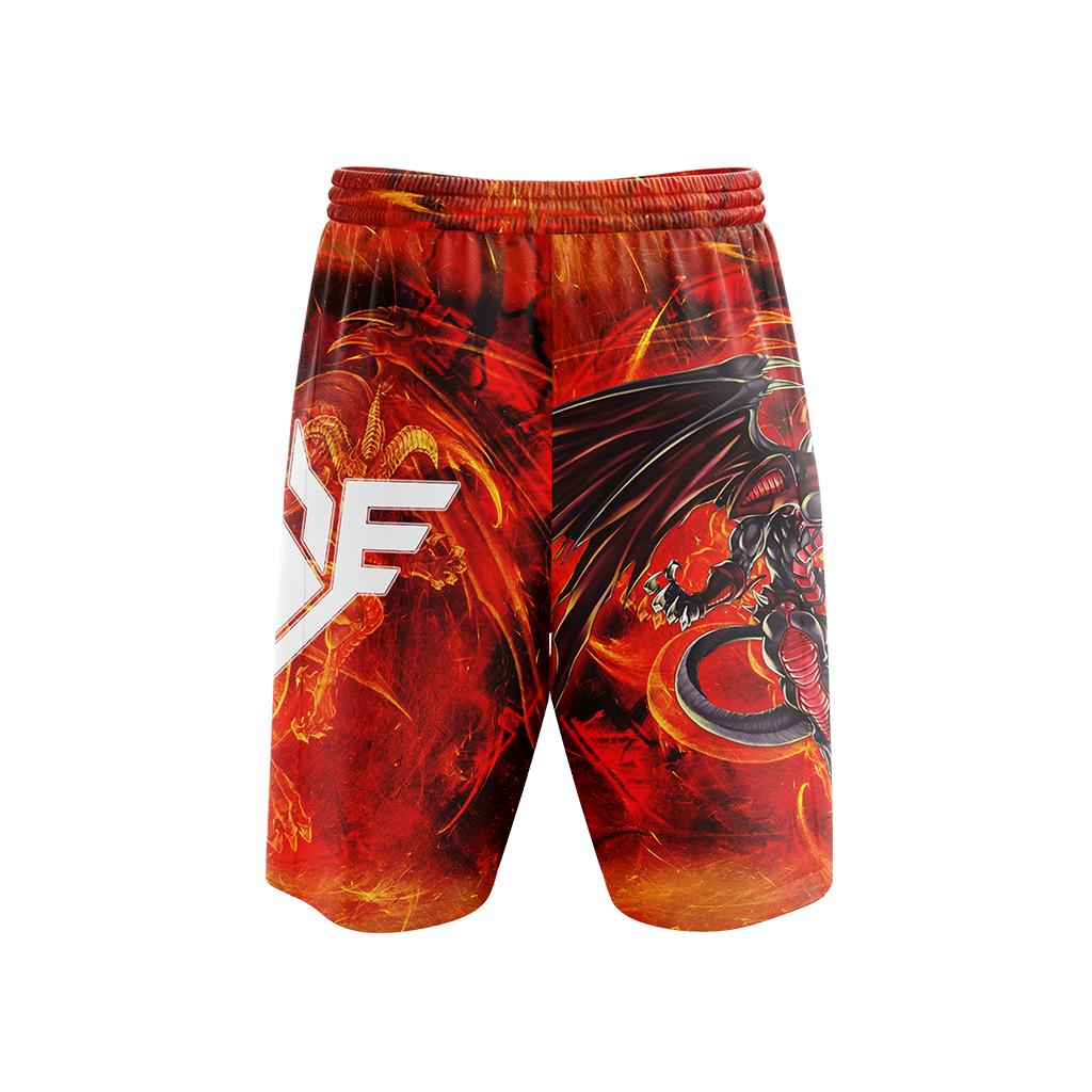 Yu-Gi-Oh! Red Dragon Archfiend Beach Shorts