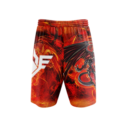 Yu-Gi-Oh! Red Dragon Archfiend Beach Shorts