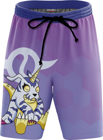 Digimon - Gabumon New Style Unisex 3D Beach Shorts