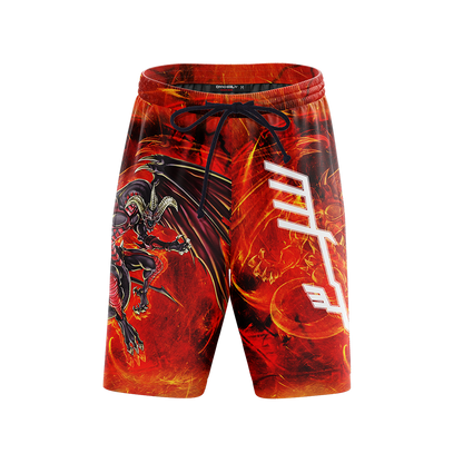 Yu-Gi-Oh! Red Dragon Archfiend The Mark Of The Wings Beach Shorts