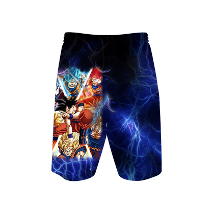 Dragon Ball Super Goku All Forms 3D T-shirt